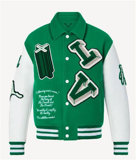 louis vuitton letterman jacket